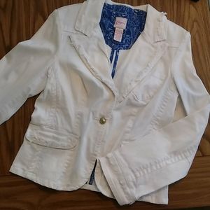 White Jean Jacket